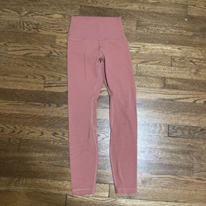 LIKE NEW Lululemon Align Pant 25" in Brier Rose